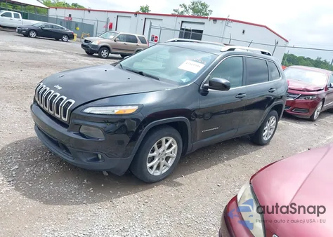 2015 Jeep Cherokee Latitude из США, поврежденный, VIN 1C4PJLCB5FW671079